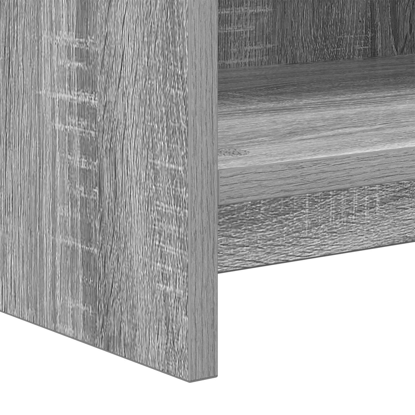 TV-skab 100 x 33 x 47 cm Grå Sonoma Konstrueret træ