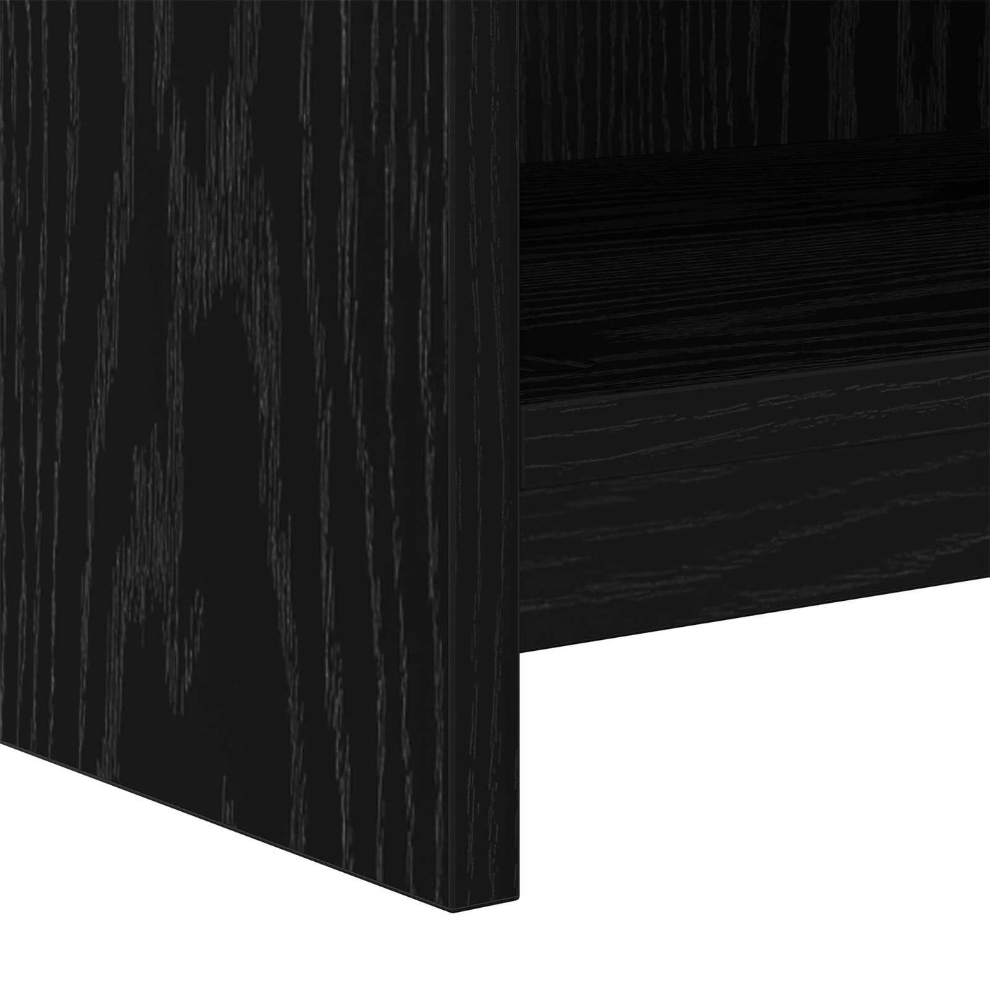 TV-skab 135 x 33 x 47 cm Sort eg Konstrueret træ