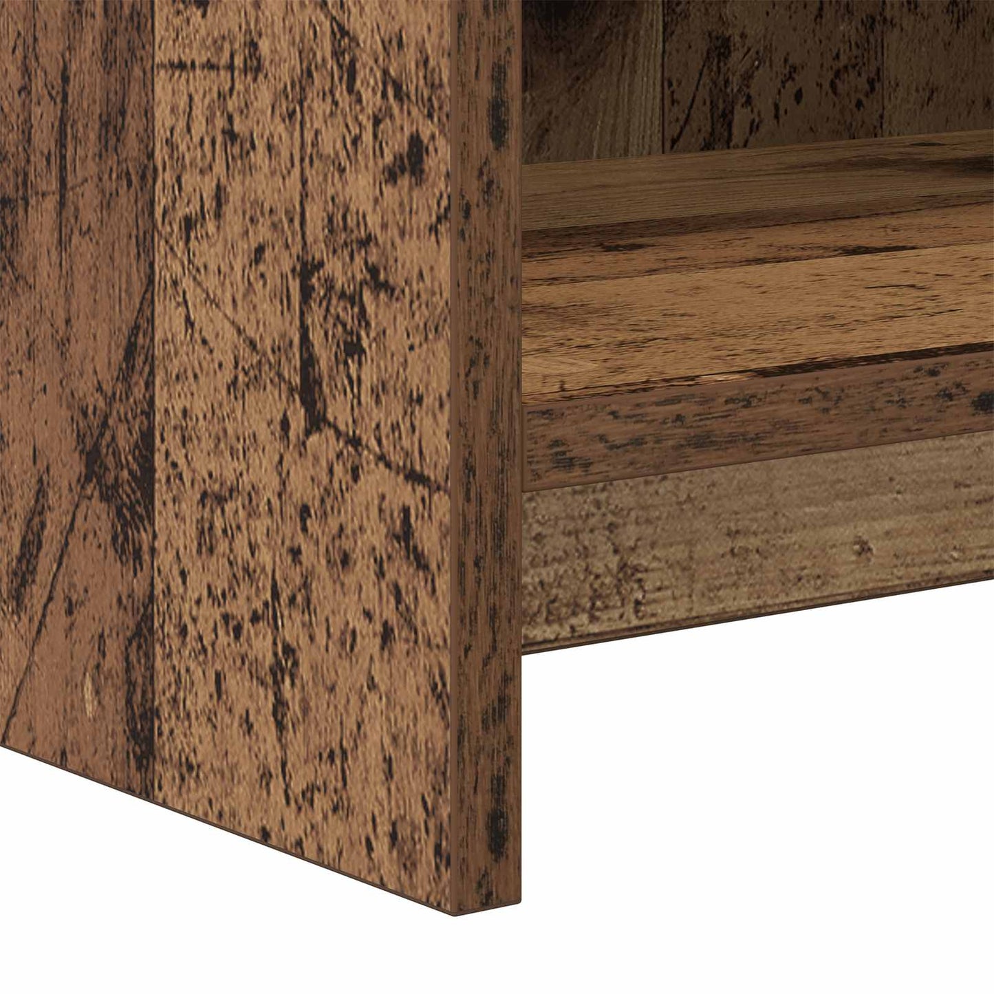 TV-skab 168 x 33 x 47 cm Gammelt træ Konstrueret træ