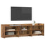 TV-skab 168 x 33 x 47 cm Gammelt træ Konstrueret træ