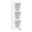Bogreol Hvid 30 x 30 x 111 cm Konstrueret træ