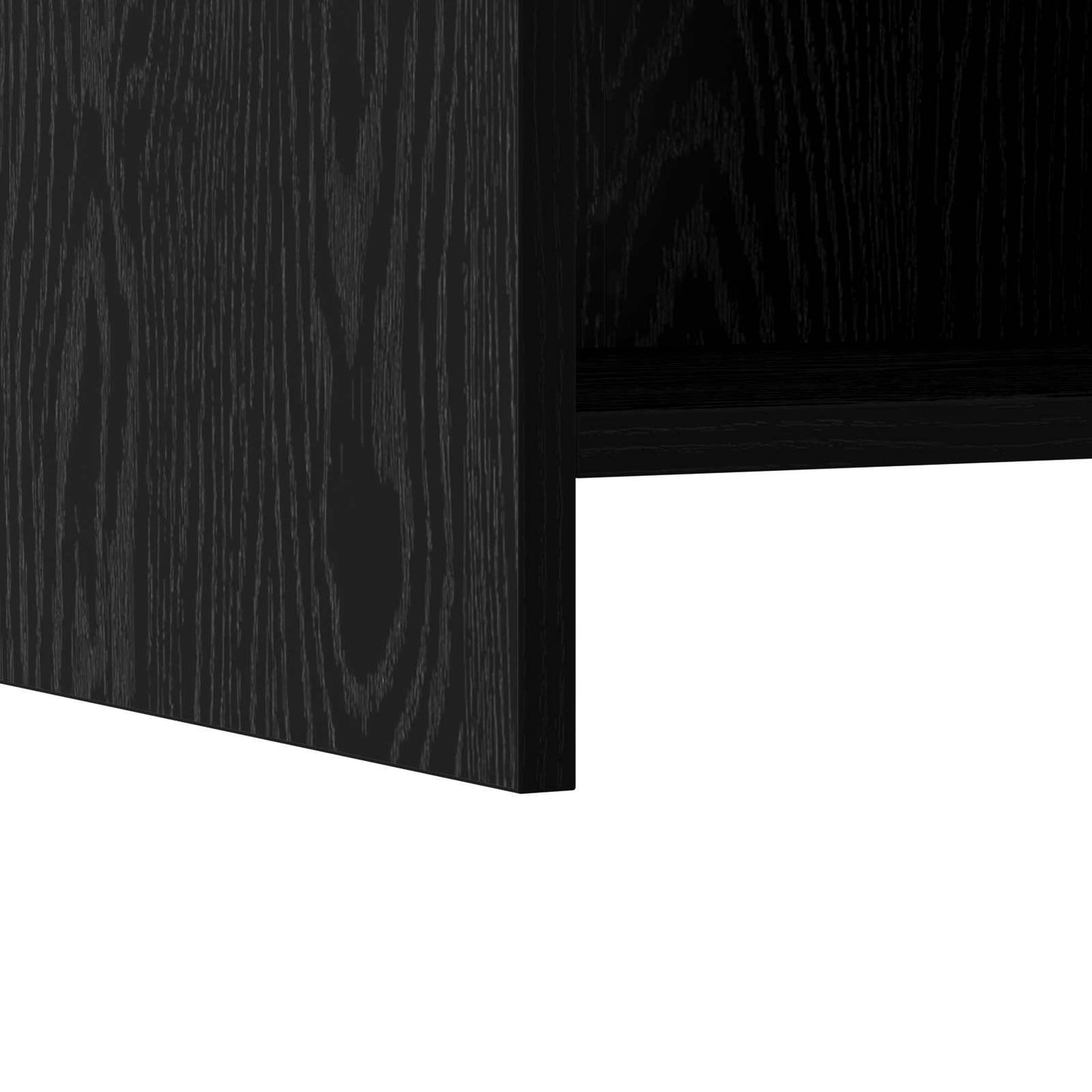 Bogreol Sort eg 30 x 30 x 111 cm Konstrueret træ