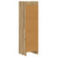 Bogreol 3 niveauer 30 x 30 x 111 cm Konstrueret træ Artisan-eg