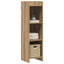 Bogreol 3 niveauer 30 x 30 x 111 cm Konstrueret træ Artisan-eg