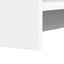 Bogreol Hvid 59 x 30 x 111 cm Konstrueret træ
