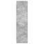Bogreol Beton Grå 59 x 30 x 111 cm Konstrueret træ