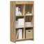 Bogreol 6 niveauer 59 x 30 x 111 cm Konstrueret træ Artisan-eg