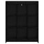 Bogreol Sort eg 87,5 x 30 x 111 cm Konstrueret træ