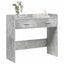 Konsolbord Betongrå 90 x 35 x 80 cm Konstrueret træ