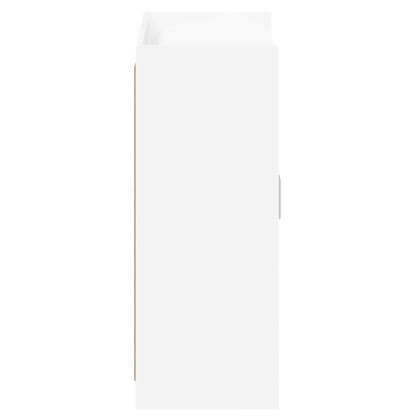 Sko skab med opbevaring Hvid 73,5 x 36 x 92 cm Konstrueret træ