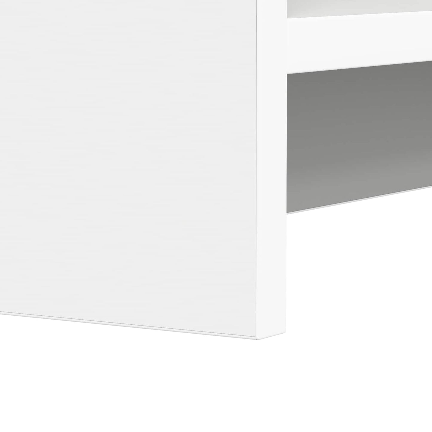 Sko skab med opbevaring Hvid 73,5 x 36 x 92 cm Konstrueret træ