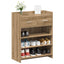Sko skab 73,5 x 36 x 92 cm Konstrueret træ Artisan-eg