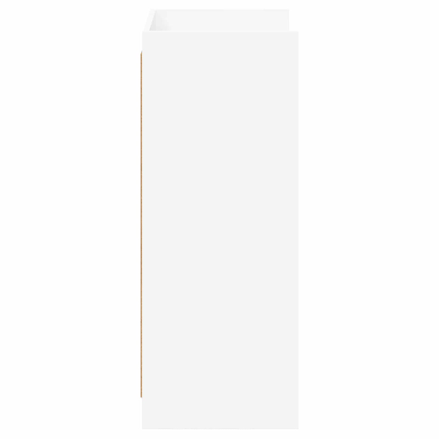 Sko skab med opbevaring Hvid 48 x 36 x 92 cm Konstrueret træ