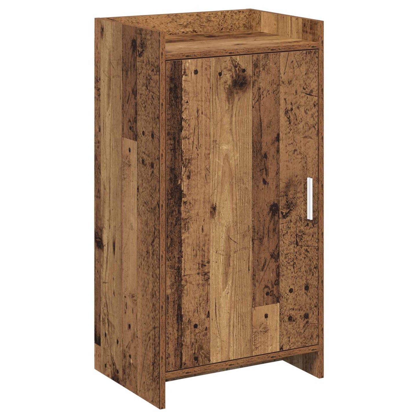 Sko skab med dør Gammelt træ 48 x 36 x 92 cm Konstrueret træ