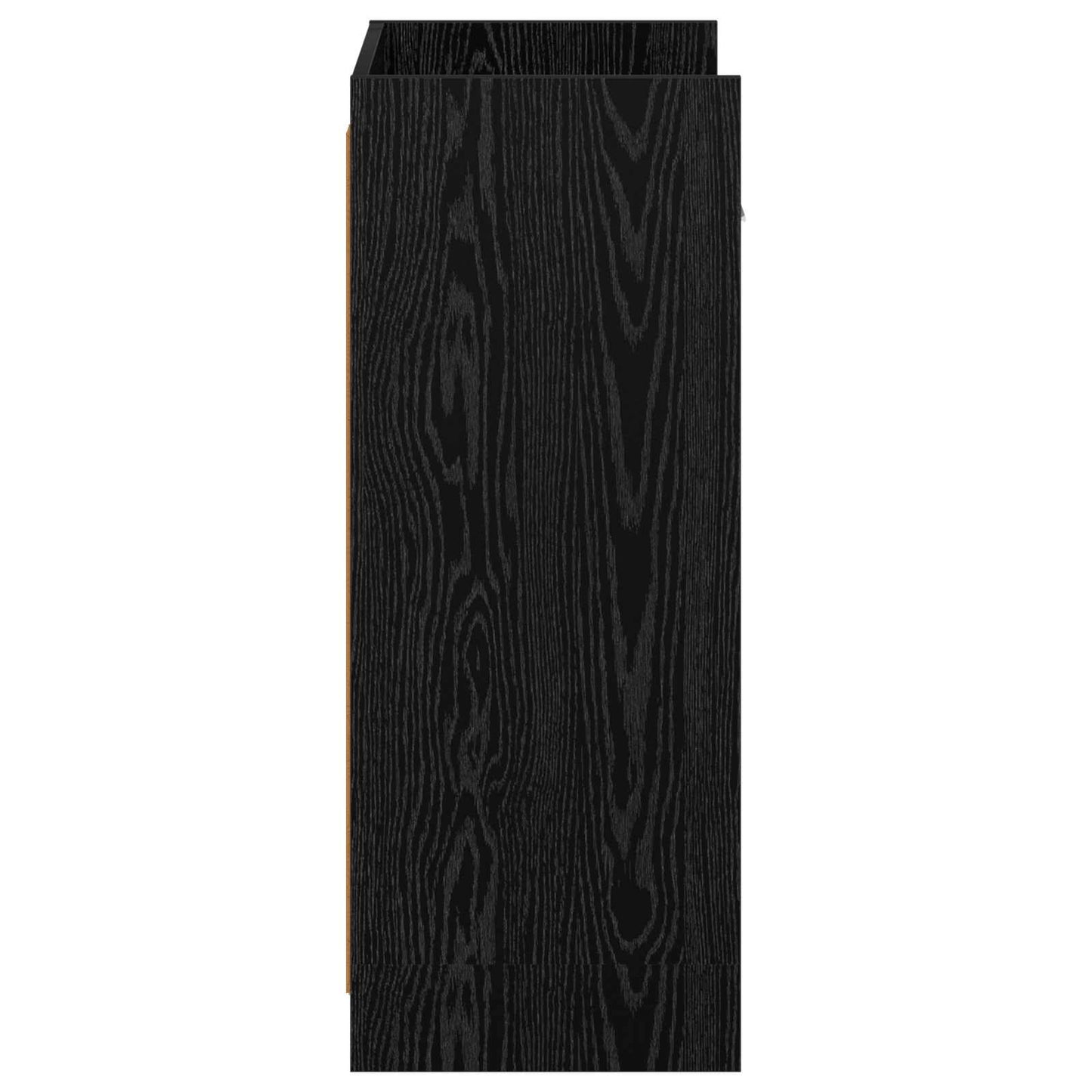 Sko skab med skuffe Sort eg 48 x 36 x 92 cm Konstrueret træ