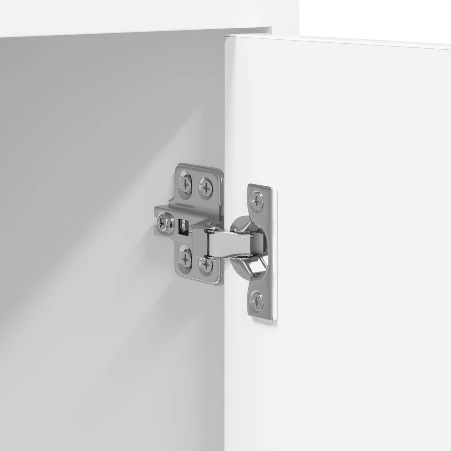 Sko skab med opbevaring Hvid 100 x 39,5 x 51 cm Konstrueret træ