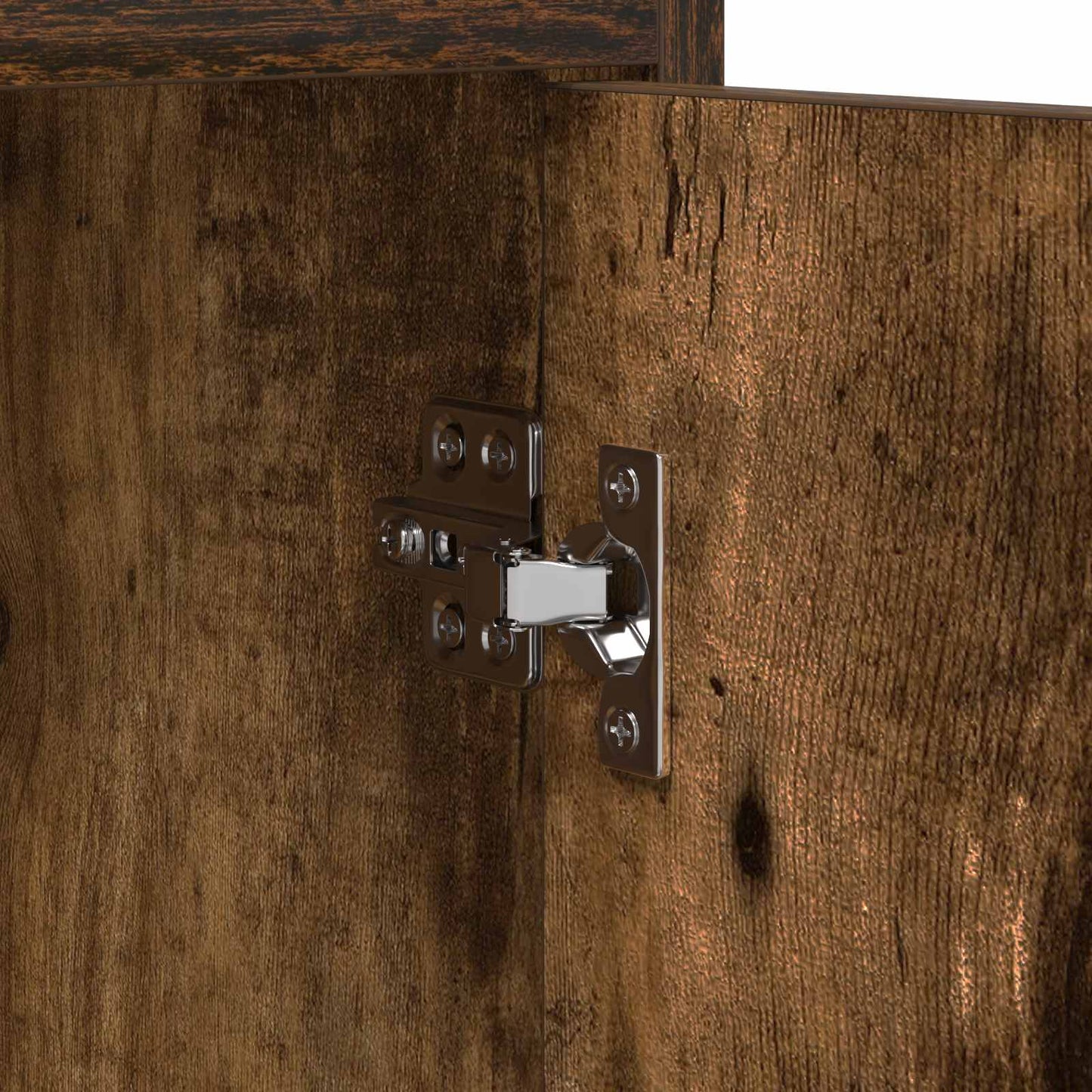 Sko skab med dør Røget eg 100 x 39,5 x 51 cm Konstrueret træ