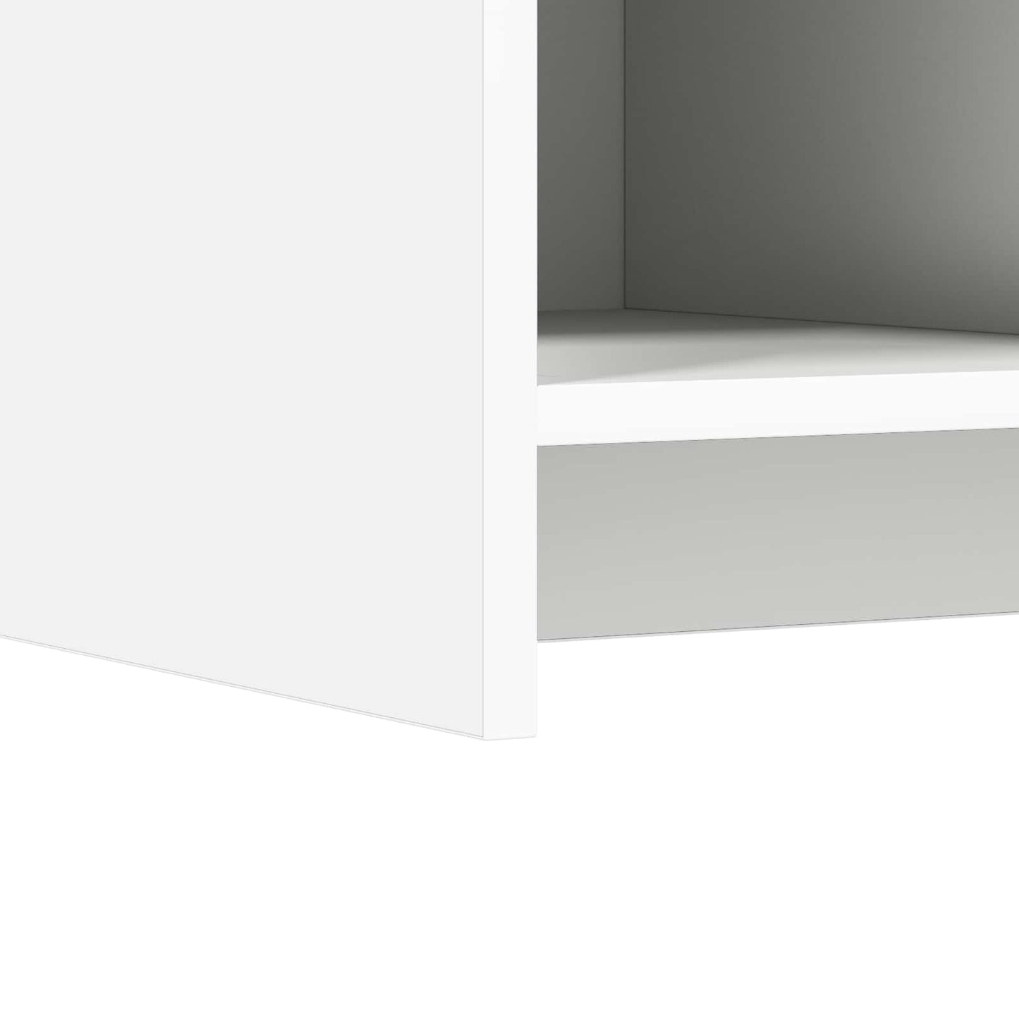 Sko skab med opbevaring Hvid 85 x 39,5 x 70 cm Konstrueret træ