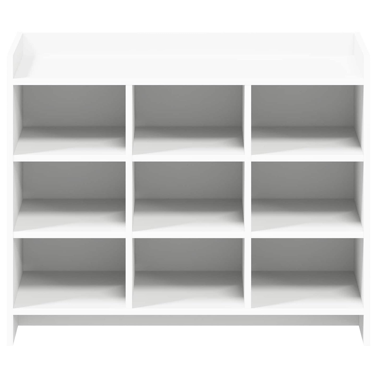 Sko skab med opbevaring Hvid 85 x 39,5 x 70 cm Konstrueret træ