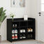 Sko skab Sort eg 85 x 39,5 x 70 cm Konstrueret træ