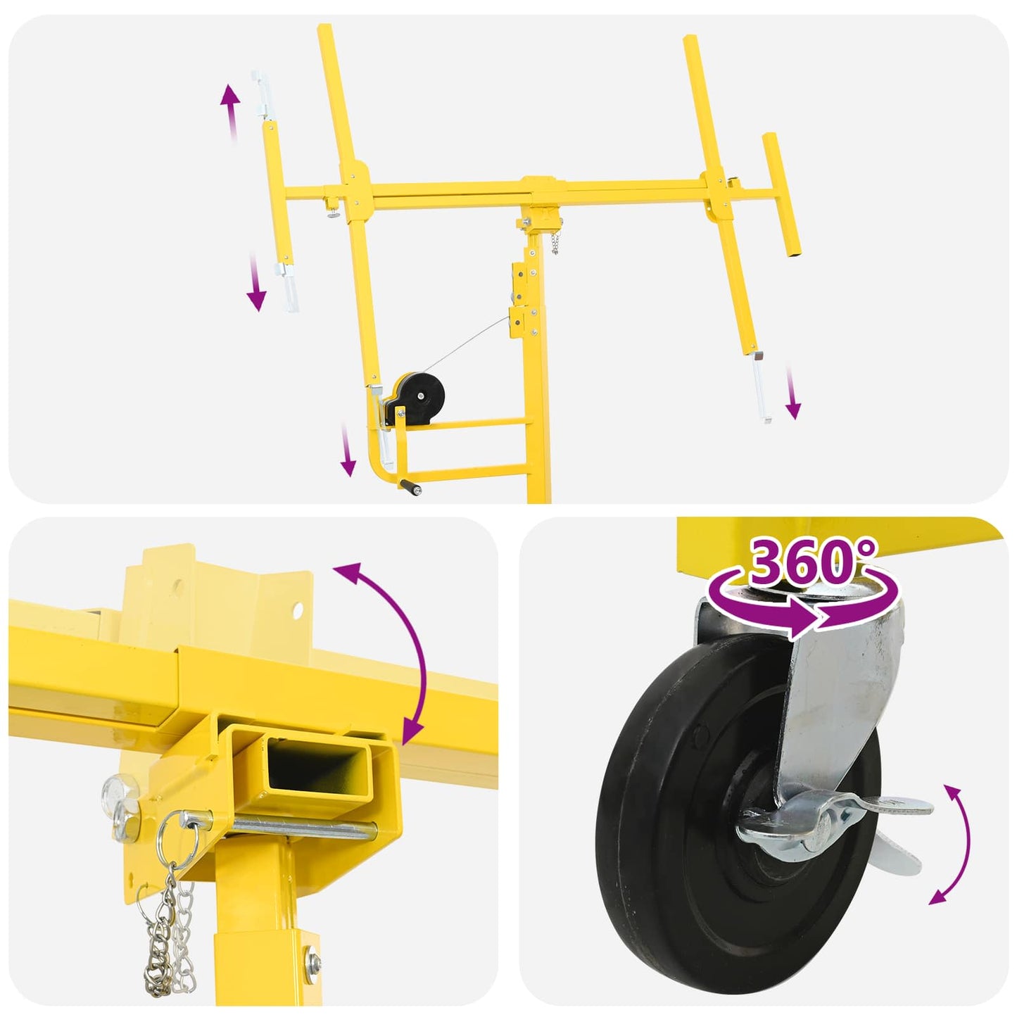 Gipsplade Lifter Gul 300 x 107 x 330 cm Stål
