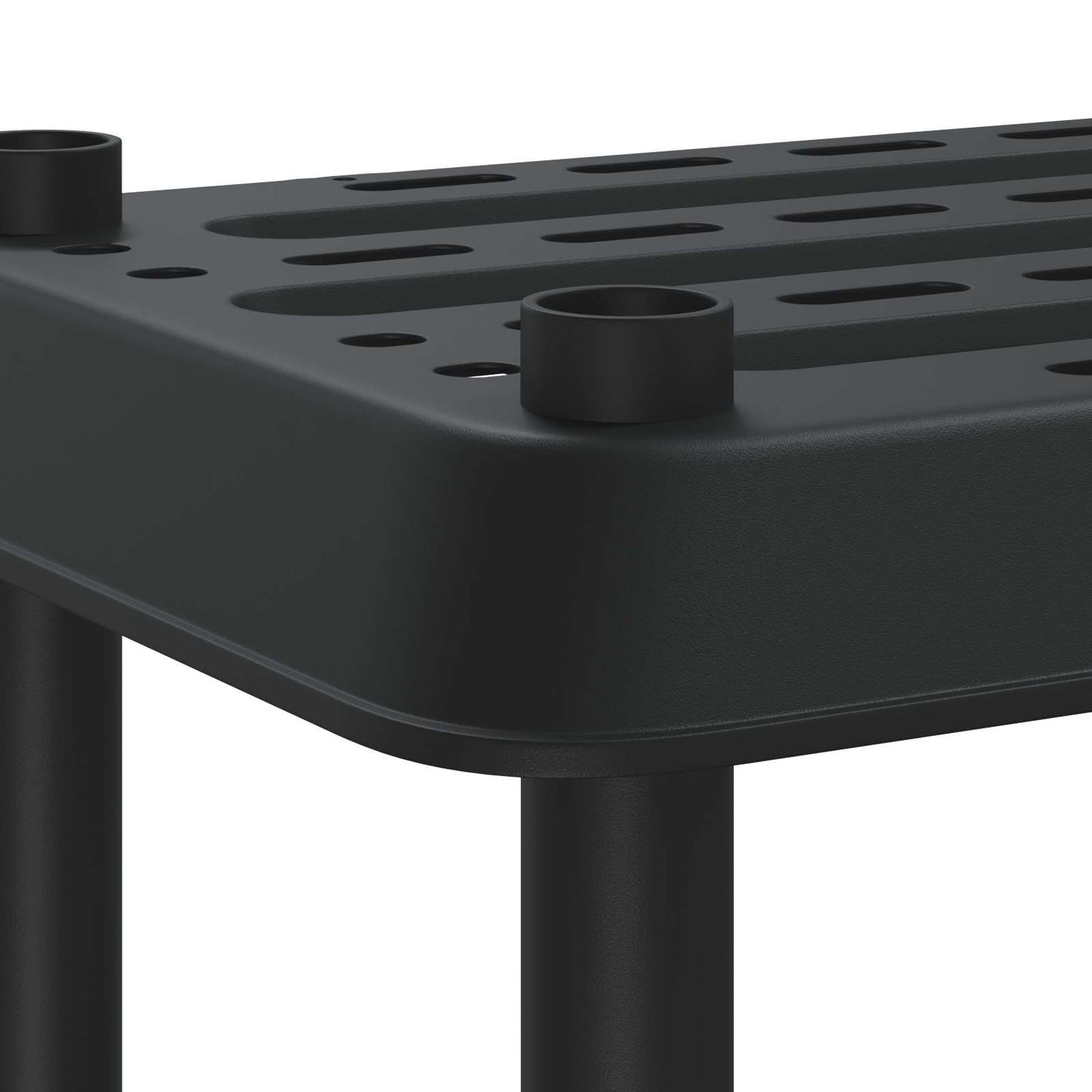 Reol 2 niveauer 100 x 40 x 55,5 cm PP Antracit