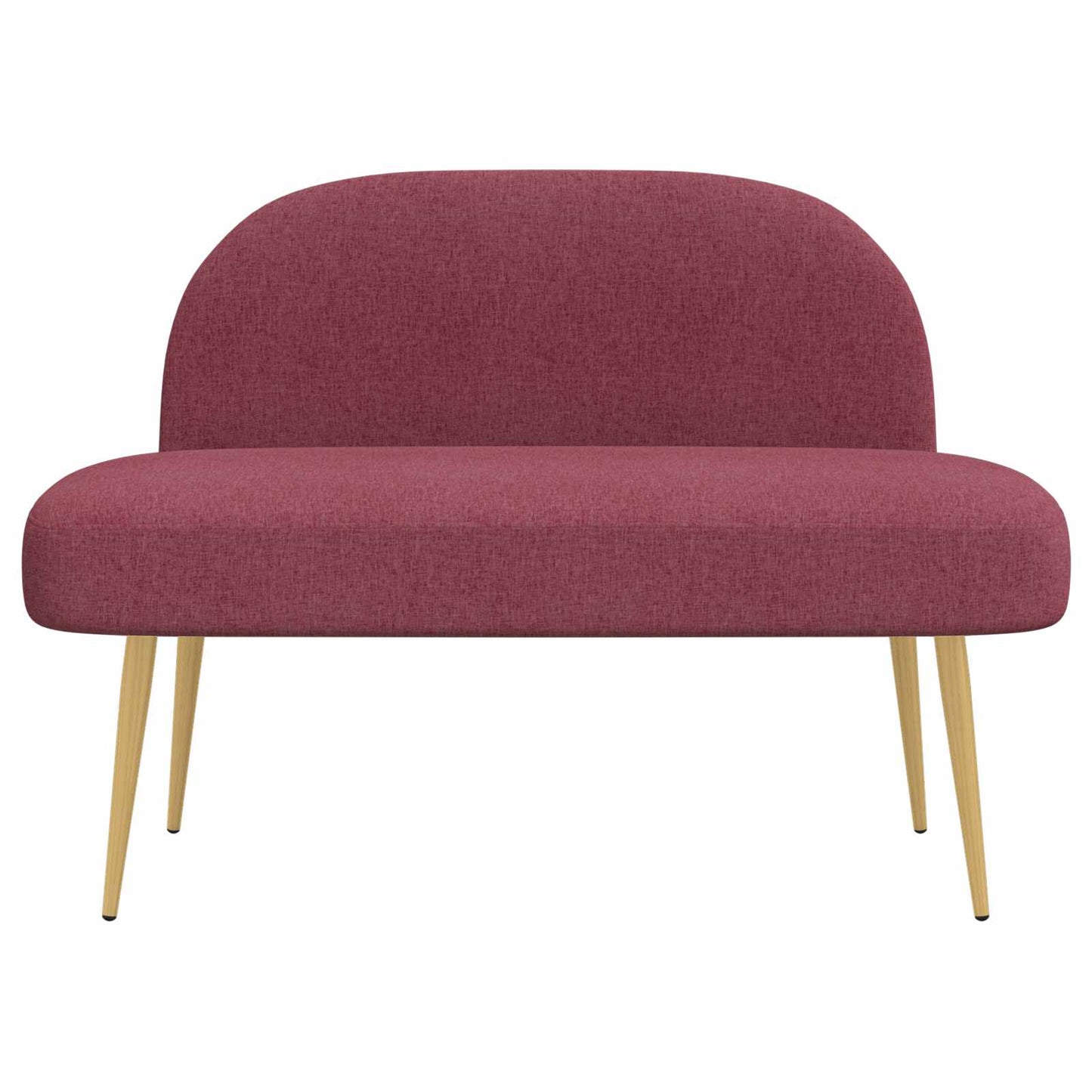 Polstret bænk med ryg Vinrød 110 x 60 x 76 cm Polyester
