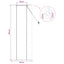 Rullegardin Naturfarvet 50 x 160 cm Bambus