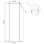 Rullegardin Naturfarvet 90 x 220 cm Bambus