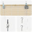 Rullegardin Naturfarvet 110 x 220 cm Bambus