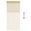 Rullegardin Naturfarvet 110 x 220 cm Bambus