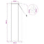 Rullegardin Brun 40 x 160 cm Bambus