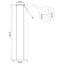 Rullegardin Brun 40 x 220 cm Bambus