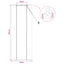Rullegardin Brun 70 x 160 cm Bambus