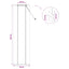 Rullegardin Brun 70 x 220 cm Bambus