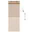 Rullegardin Brun 40 x 160 cm Bambus
