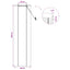 Rullegardin Brun 50 x 220 cm Bambus