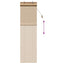 Rullegardin Brun 70 x 220 cm Bambus