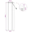 Rullegardin Brun 70 x 220 cm Bambus