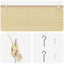 Rullegardin Naturfarvet 50 x 160 cm Bambus