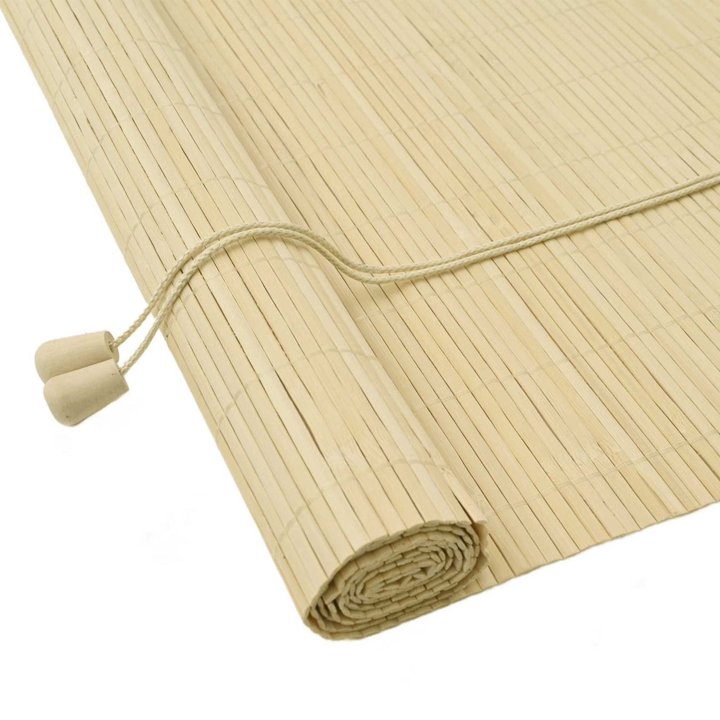 Rullegardin Naturfarvet 130 x 160 cm Bambus
