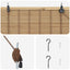Rullegardin Naturlig og Brun 50 x 220 cm Bambus