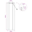 Rullegardin Brun 50 x 220 cm Bambus