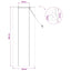 Rullegardin Brun 40 x 160 cm Bambus