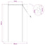 Rullegardin Brun 120 x 160 cm Bambus