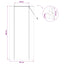 Rullegardin Brun 80 x 220 cm Bambus