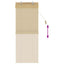 Rullegardin Naturfarvet 50 x 160 cm Bambus