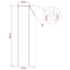 Rullegardin Naturfarvet 70 x 160 cm Bambus