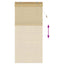 Rullegardin Naturfarvet 90 x 220 cm Bambus