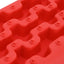 Traction Board 2 pcs Rød 106 x 30,5 x 7 cm Forstærket nylon